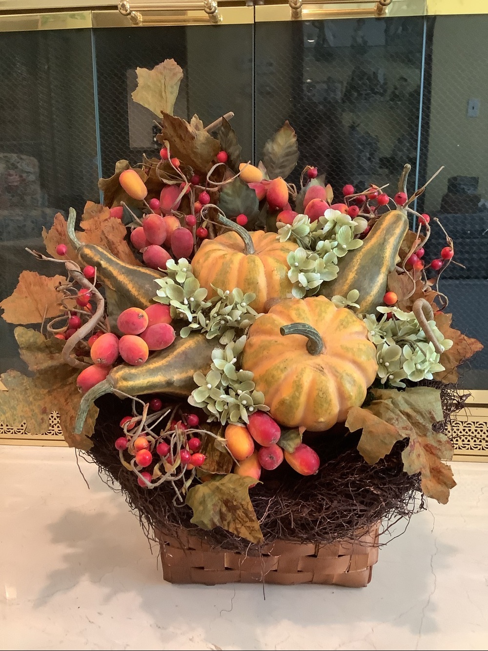 Fall Basket by Valerie Parr Hill
